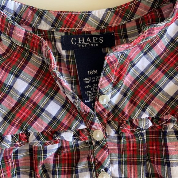 Chaps Holiday Plaid Dress 🎄✨ - Picture 2 of 5